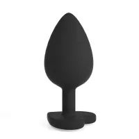 Plug Anale in silicone cuore 7 cm da Ø 2,7 cm