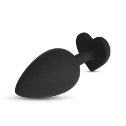 Plug Anale in silicone cuore 7 cm da Ø 2,7 cm