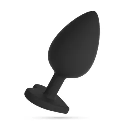 Plug Anale in silicone cuore 7 cm da Ø 2,7 cm