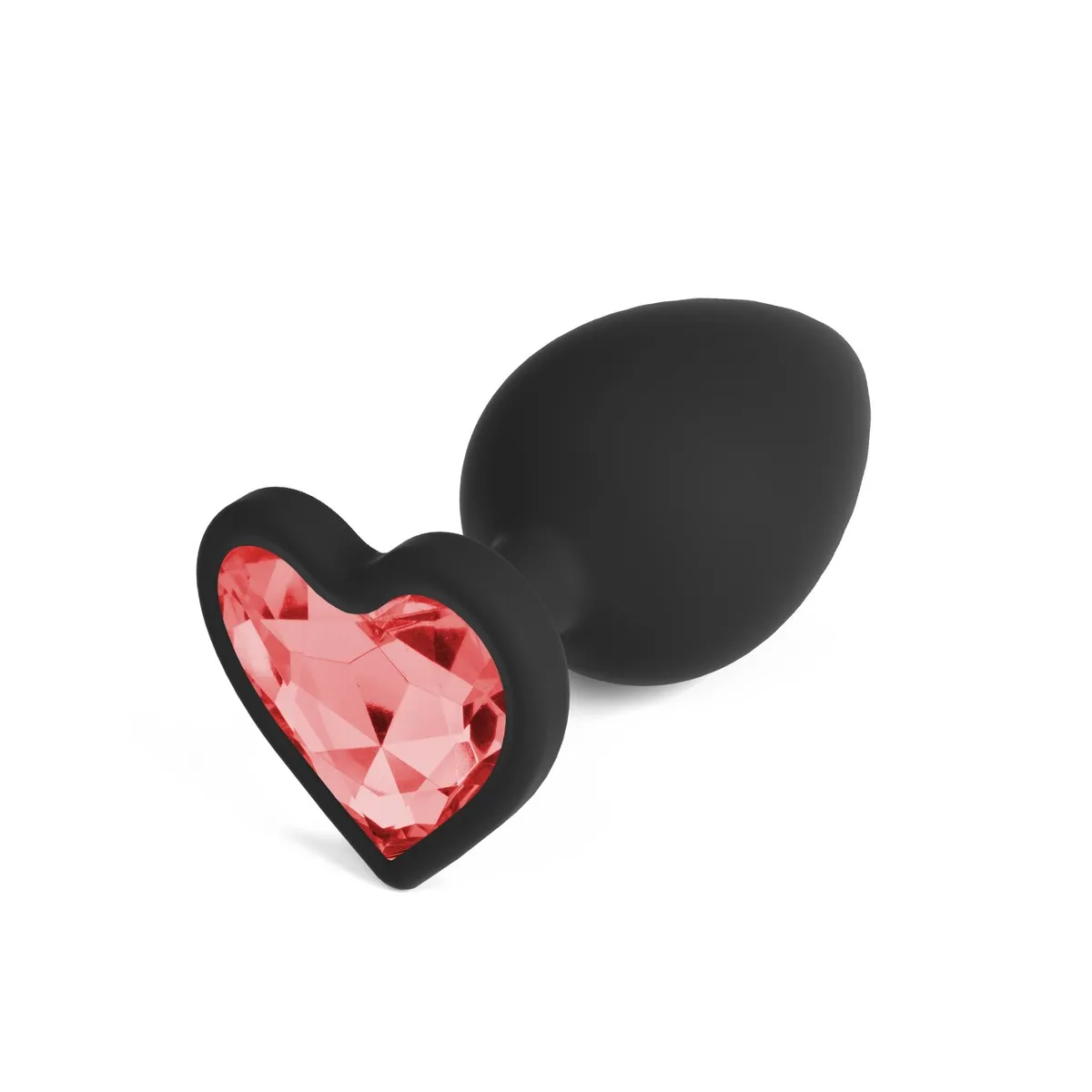 Plug Anale in silicone cuore 8 cm da Ø 3,4 cm