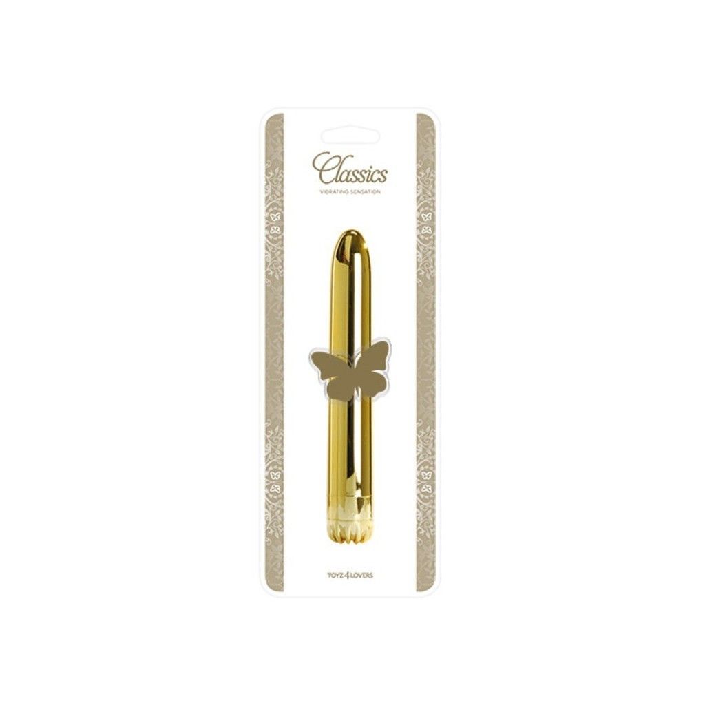 Vibratore Vaginale Classic Medium Gold