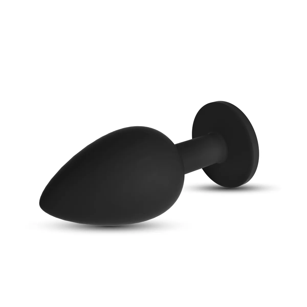 Plug Anale in silicone nero 7 cm da Ø 2,7 cm