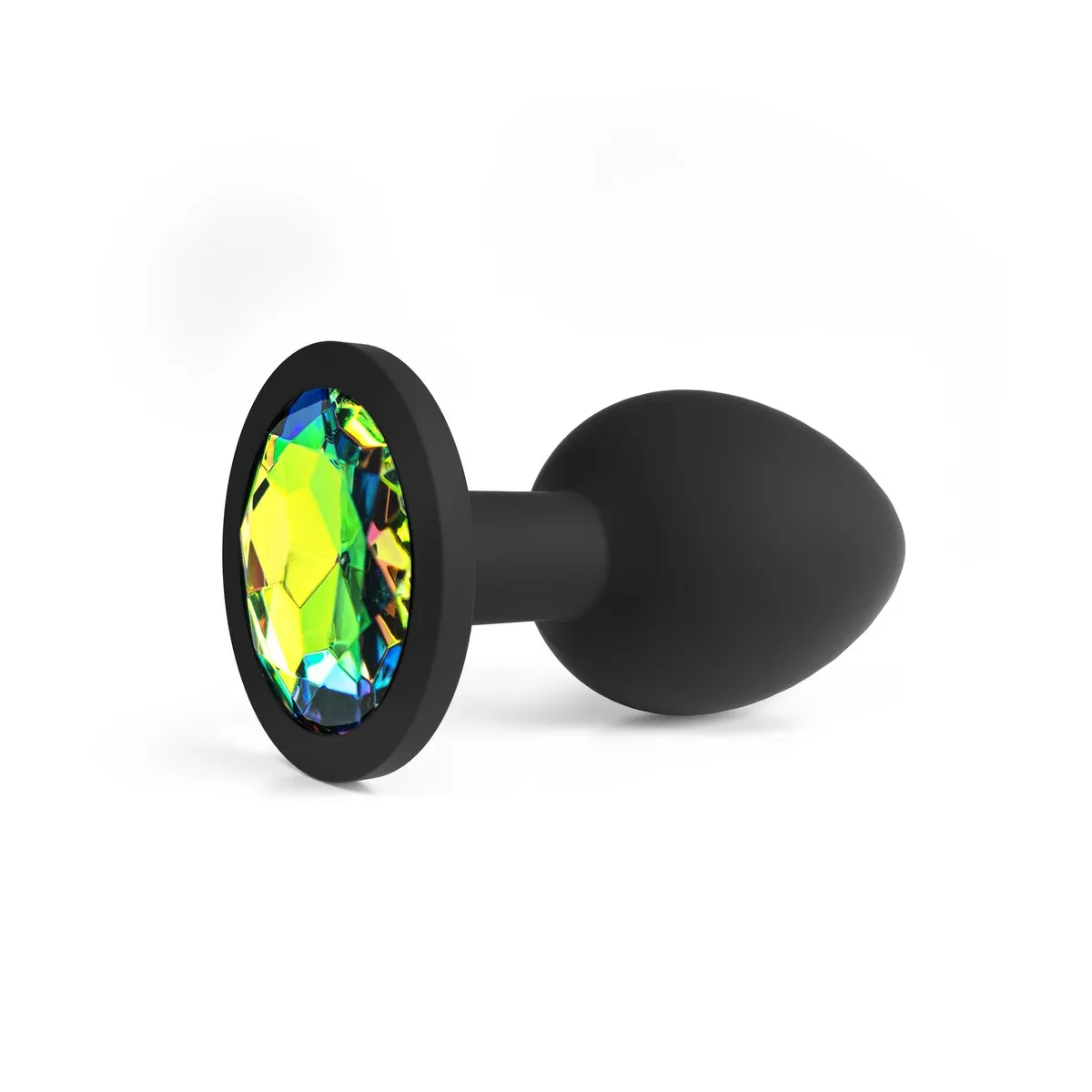 Plug Anale in silicone nero 7 cm da Ø 2,7 cm