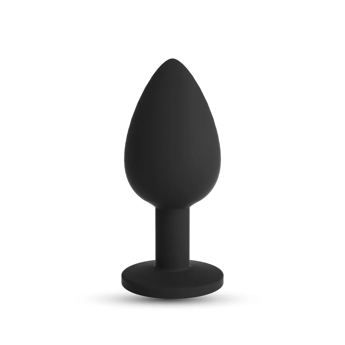 Plug Anale silicone nero 9,5 cm da Ø 4,2 cm