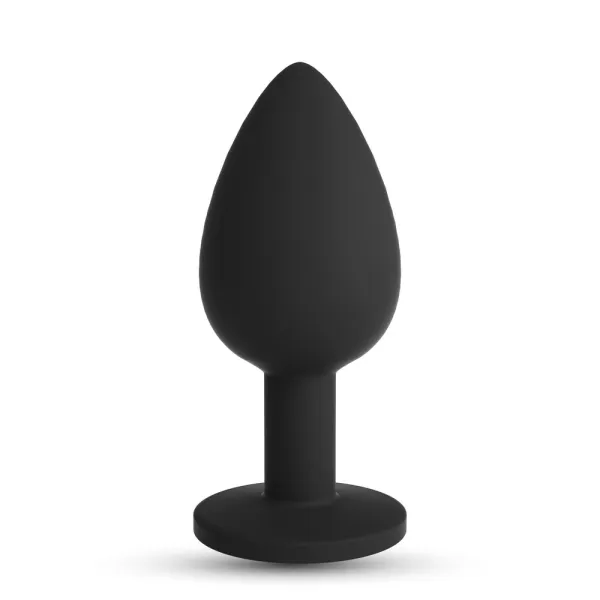 Plug Anale silicone nero 9,5 cm da Ø 4,2 cm