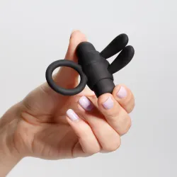 Anello pene vibrante con linguette stimolanti