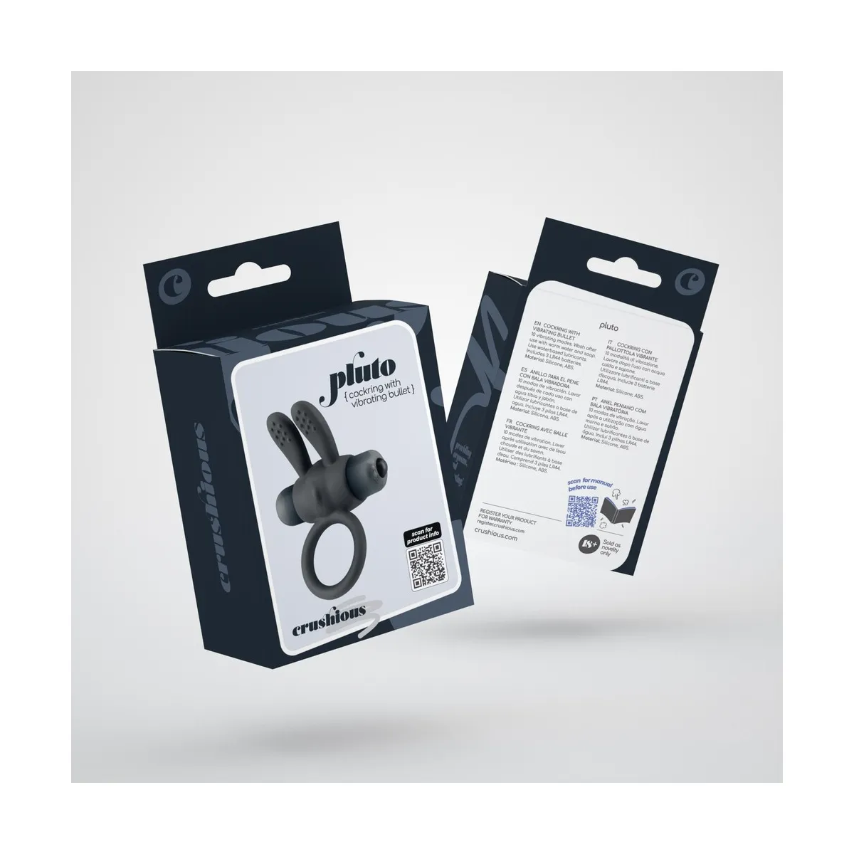 Anello pene vibrante con linguette stimolanti