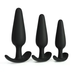 Set di 3 Plug Anali in soft silicone