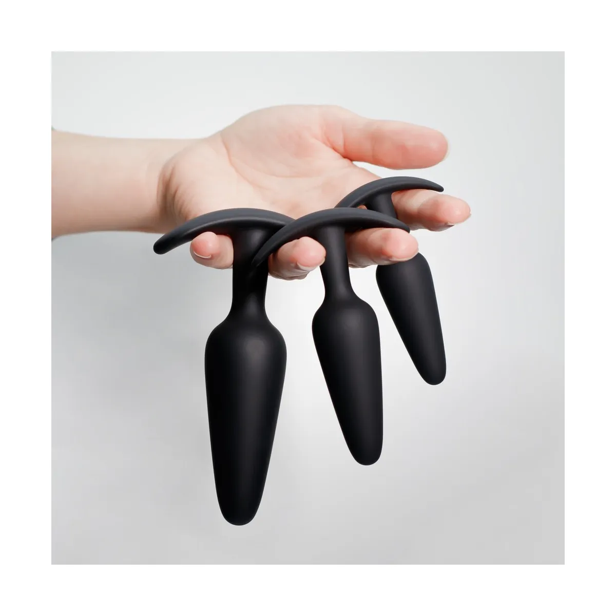 Set di 3 Plug Anali in soft silicone