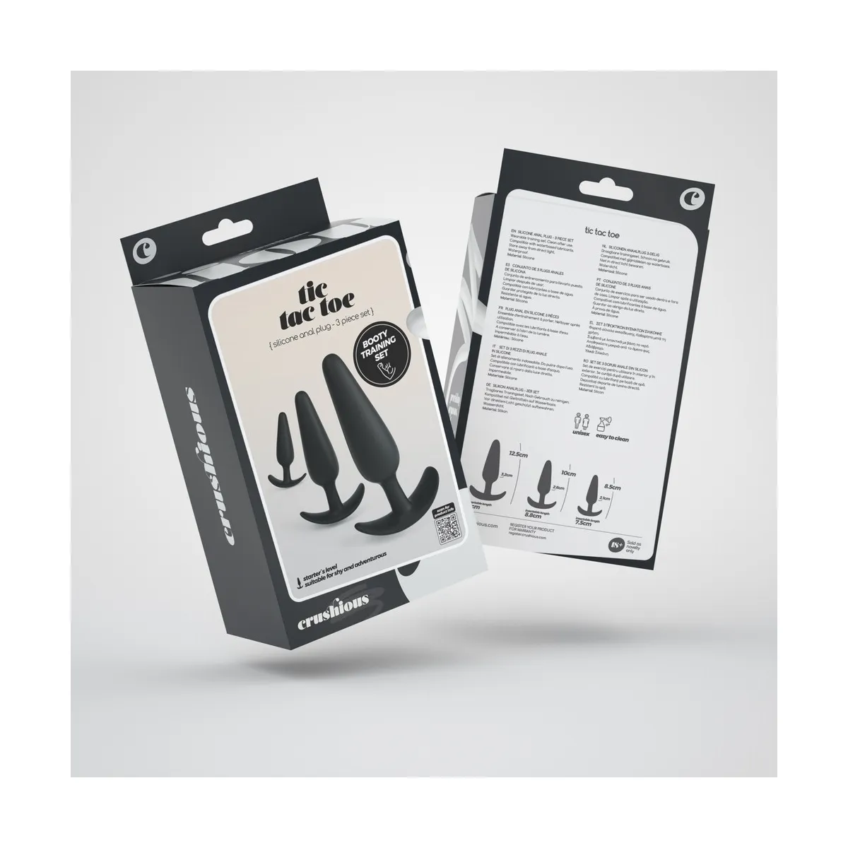 Set di 3 Plug Anali in soft silicone