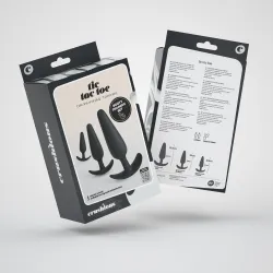 Set di 3 Plug Anali in soft silicone