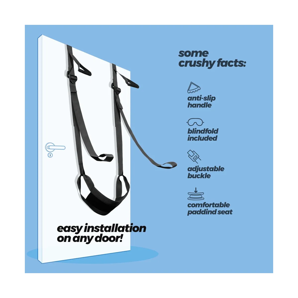 Altalena del sesso da porta con seduta