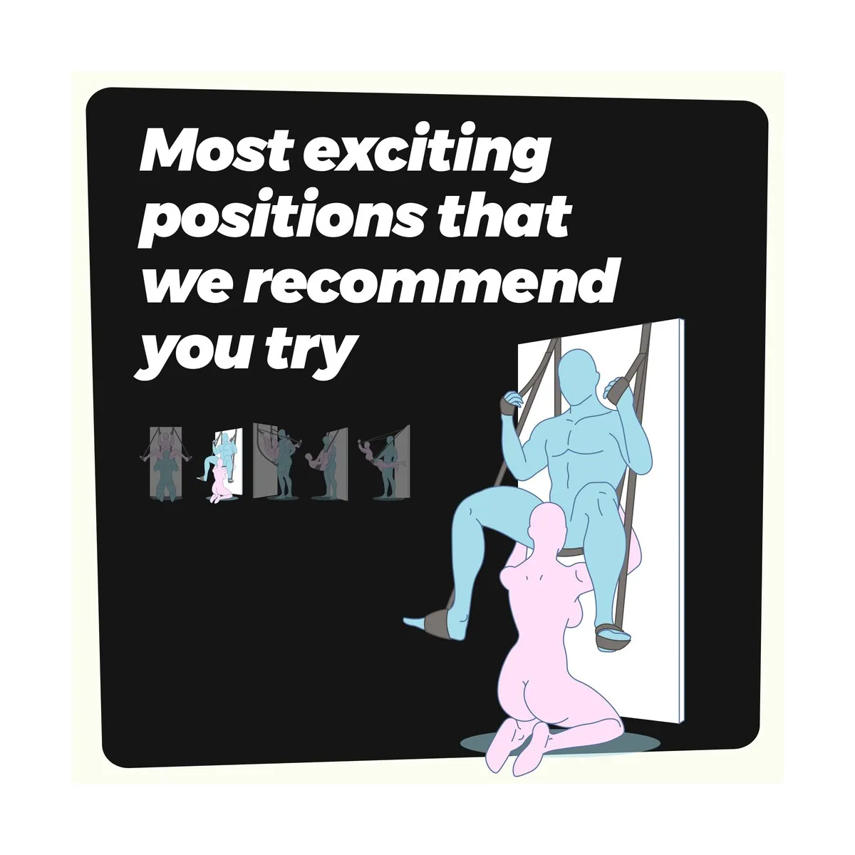 Altalena del sesso da porta con seduta