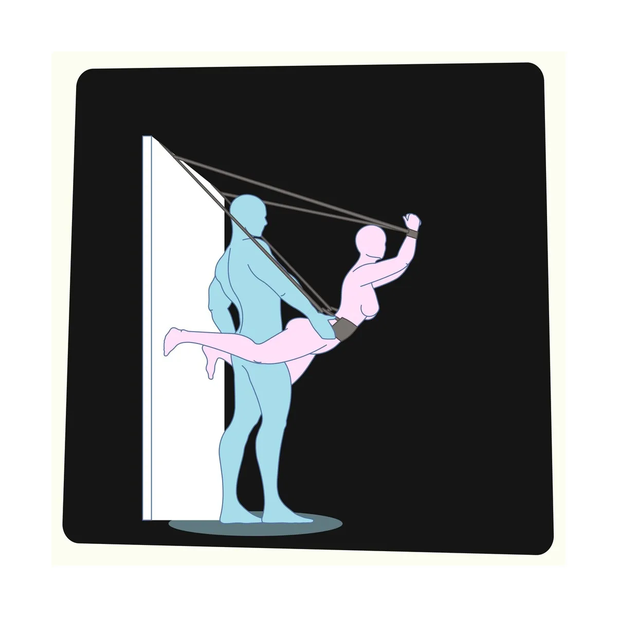 Altalena del sesso da porta con seduta