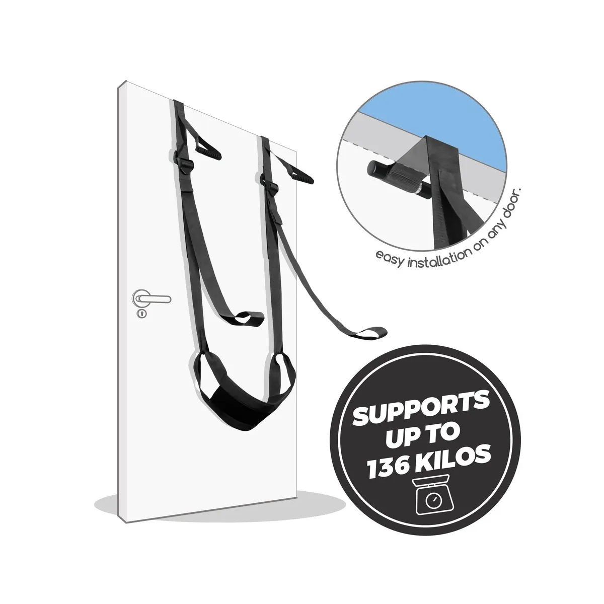 Altalena del sesso da porta con seduta