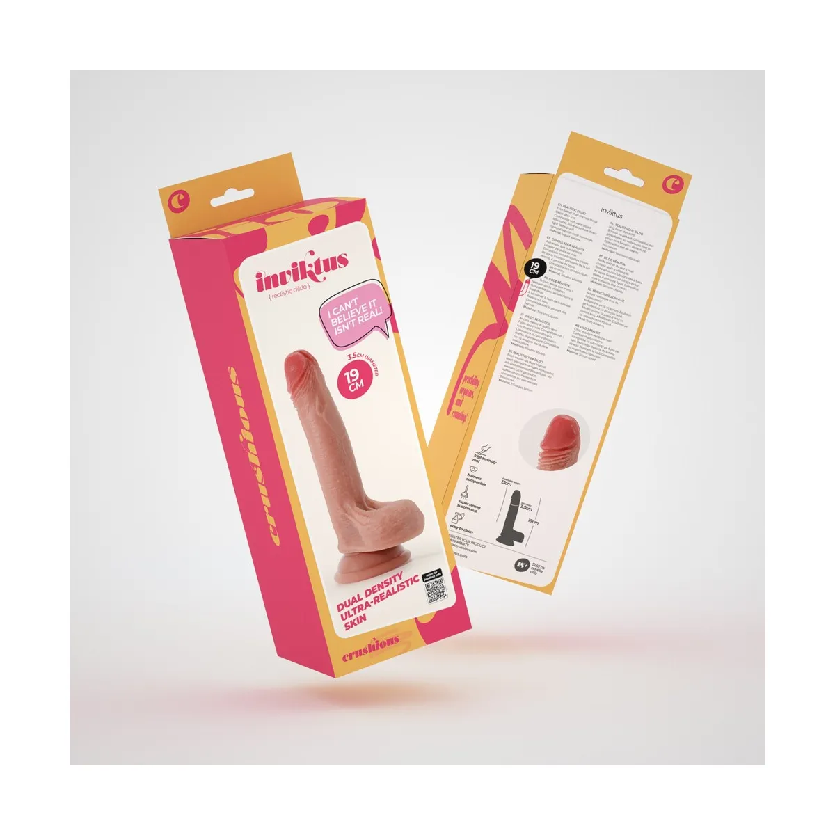 Dildo Realistico Anale e Vaginale 19 cm