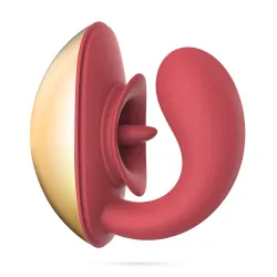 Vibratore donna lingua doppia stimolazione