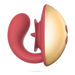 Vibratore donna lingua doppia stimolazione