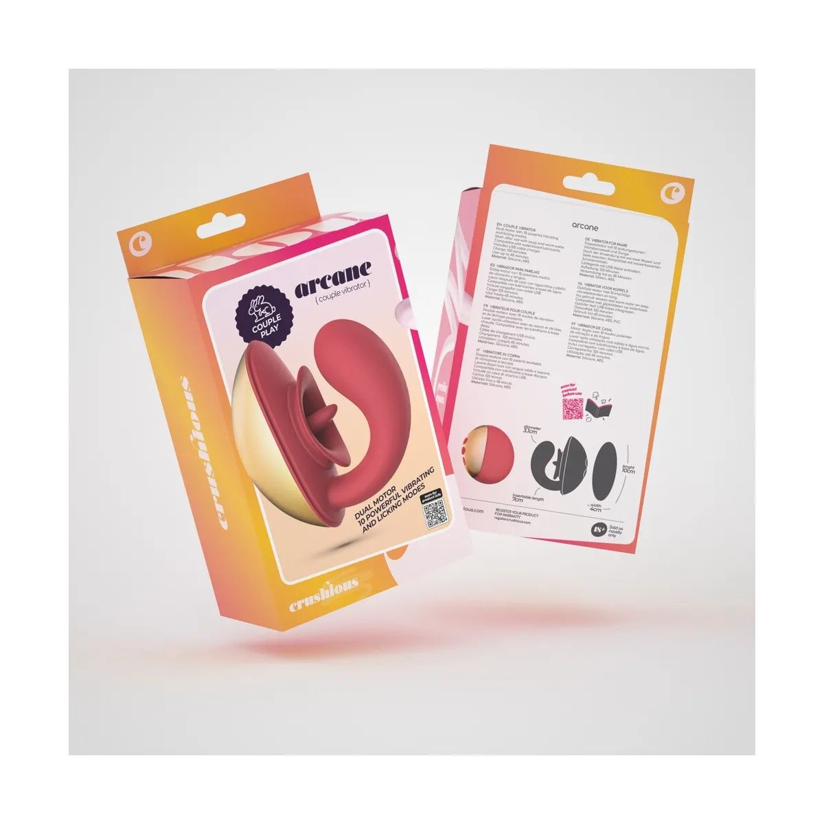 Vibratore donna lingua doppia stimolazione