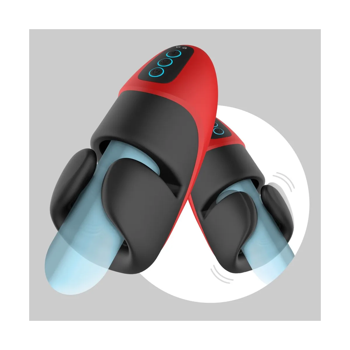 Masturbatore per uomo Automatico 16,5 cm