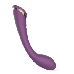 Vibratore vaginale punto G con bulbo 21 cm