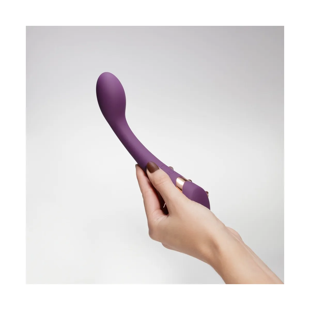 Vibratore vaginale punto G con bulbo 21 cm