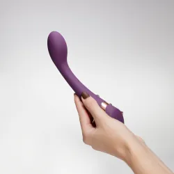 Vibratore vaginale punto G con bulbo 21 cm