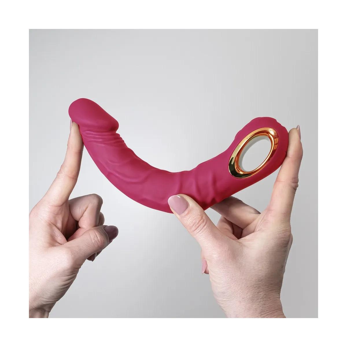 Vibratore Realistico presa ad anello 22,5 cm