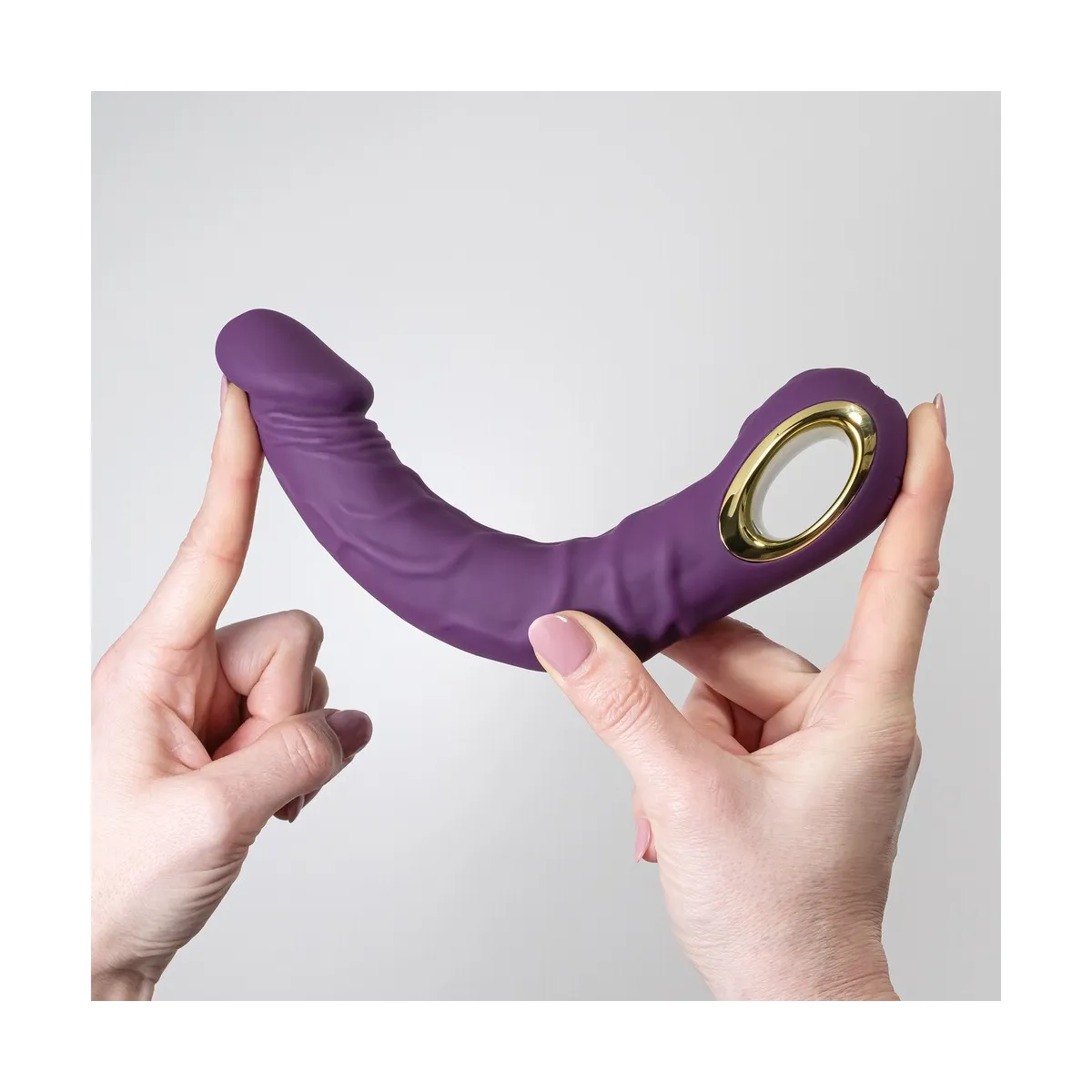 Vibratore Realistico presa ad anello 22,5 cm