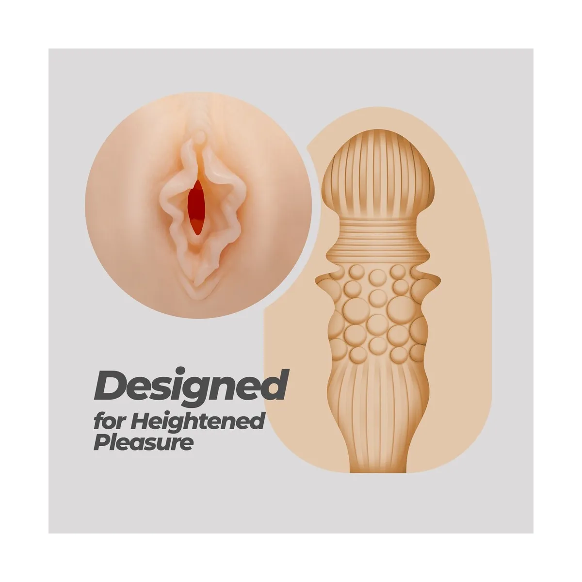 Masturbatore per uomo Egg vagina Mod.02