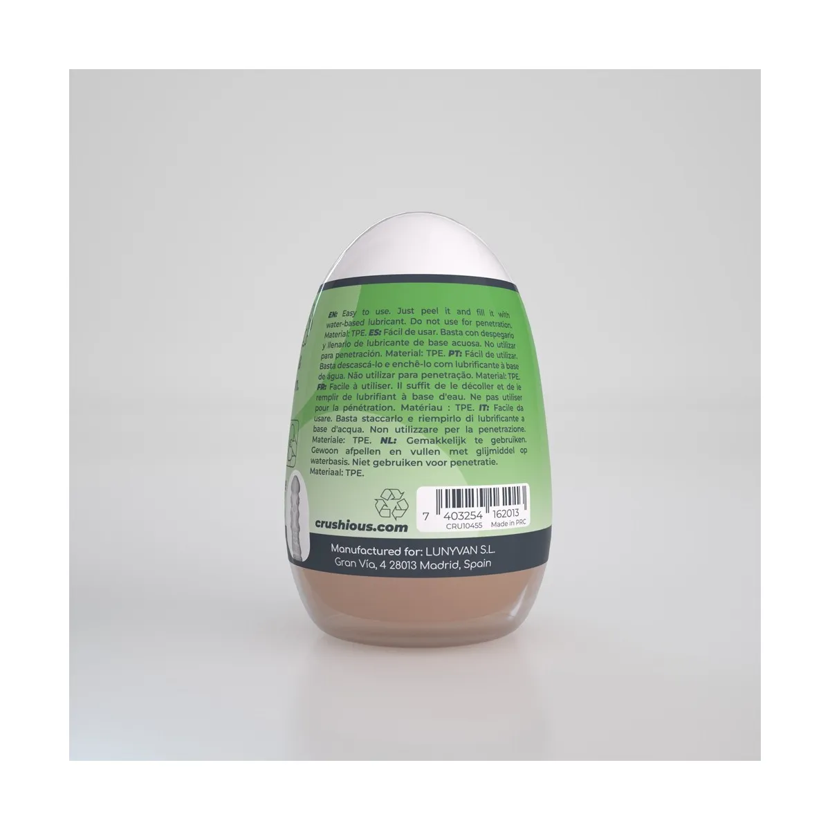 Masturbatore per uomo Egg vagina Mod.01