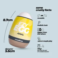 Masturbatore per uomo Egg forma di ano