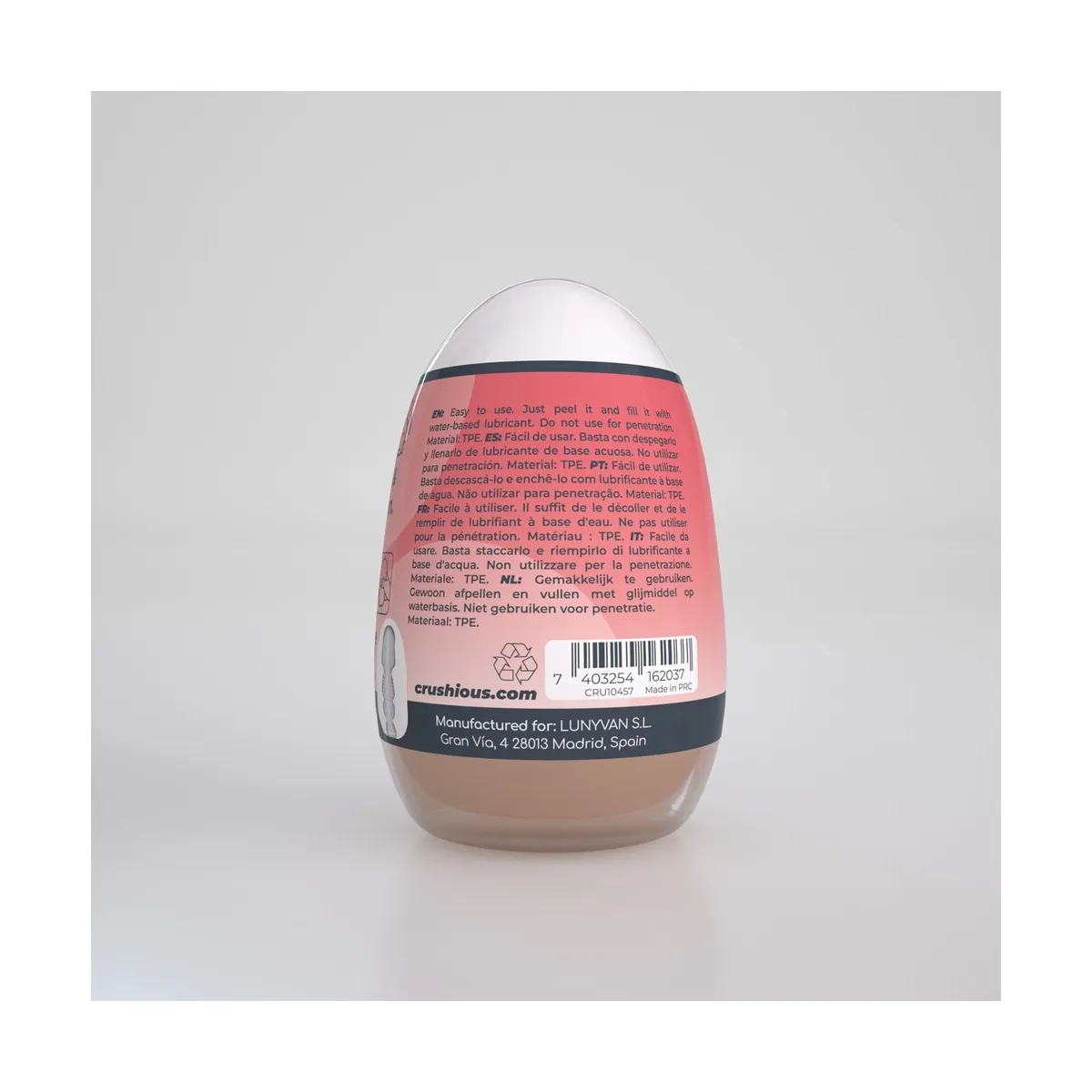 Masturbatore per uomo Egg a bocca