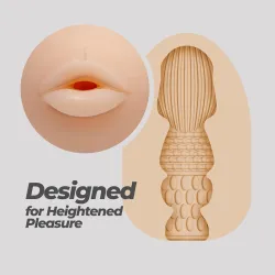 Masturbatore per uomo Egg a bocca