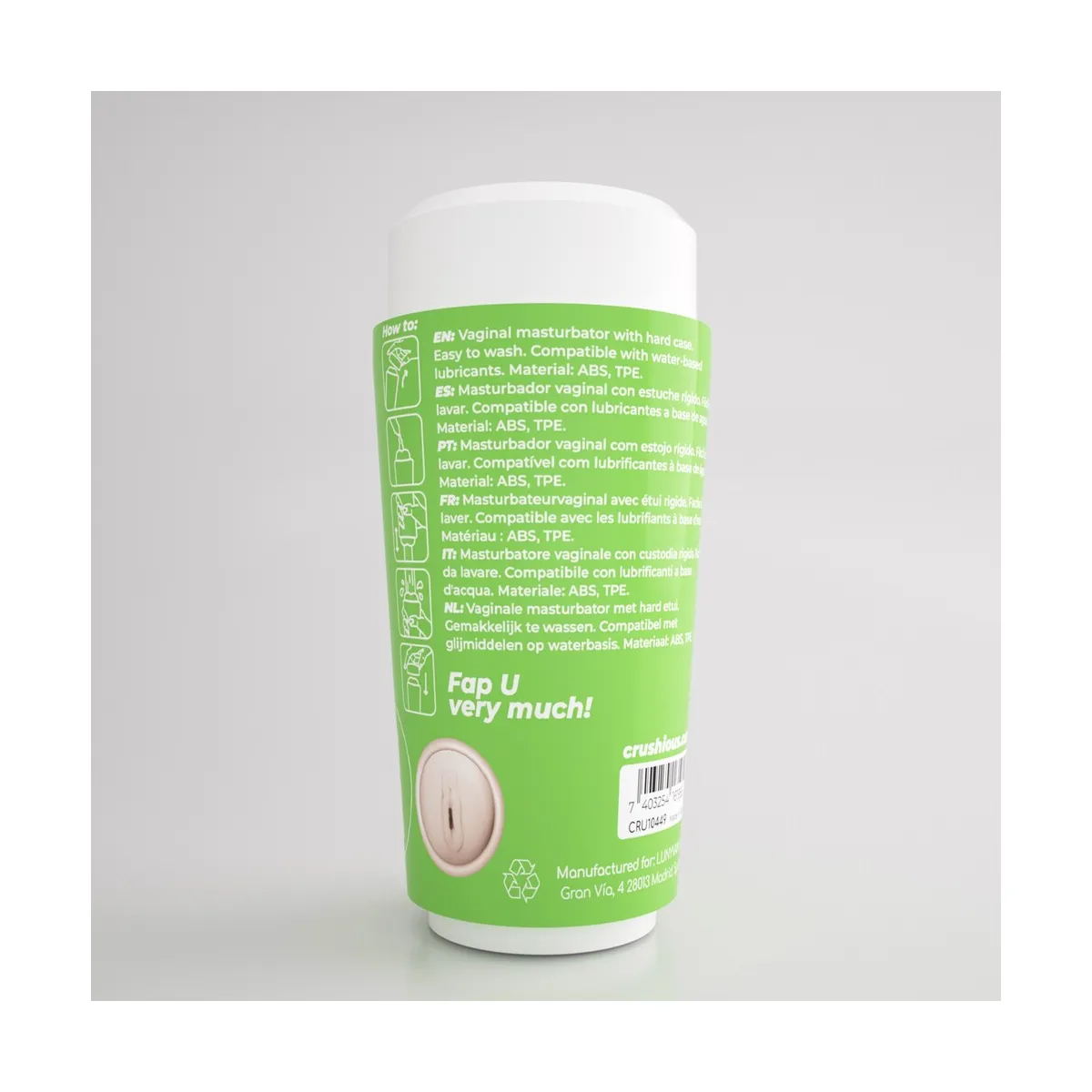 Masturbatore Uomo Creamy vagina 16,5 cm