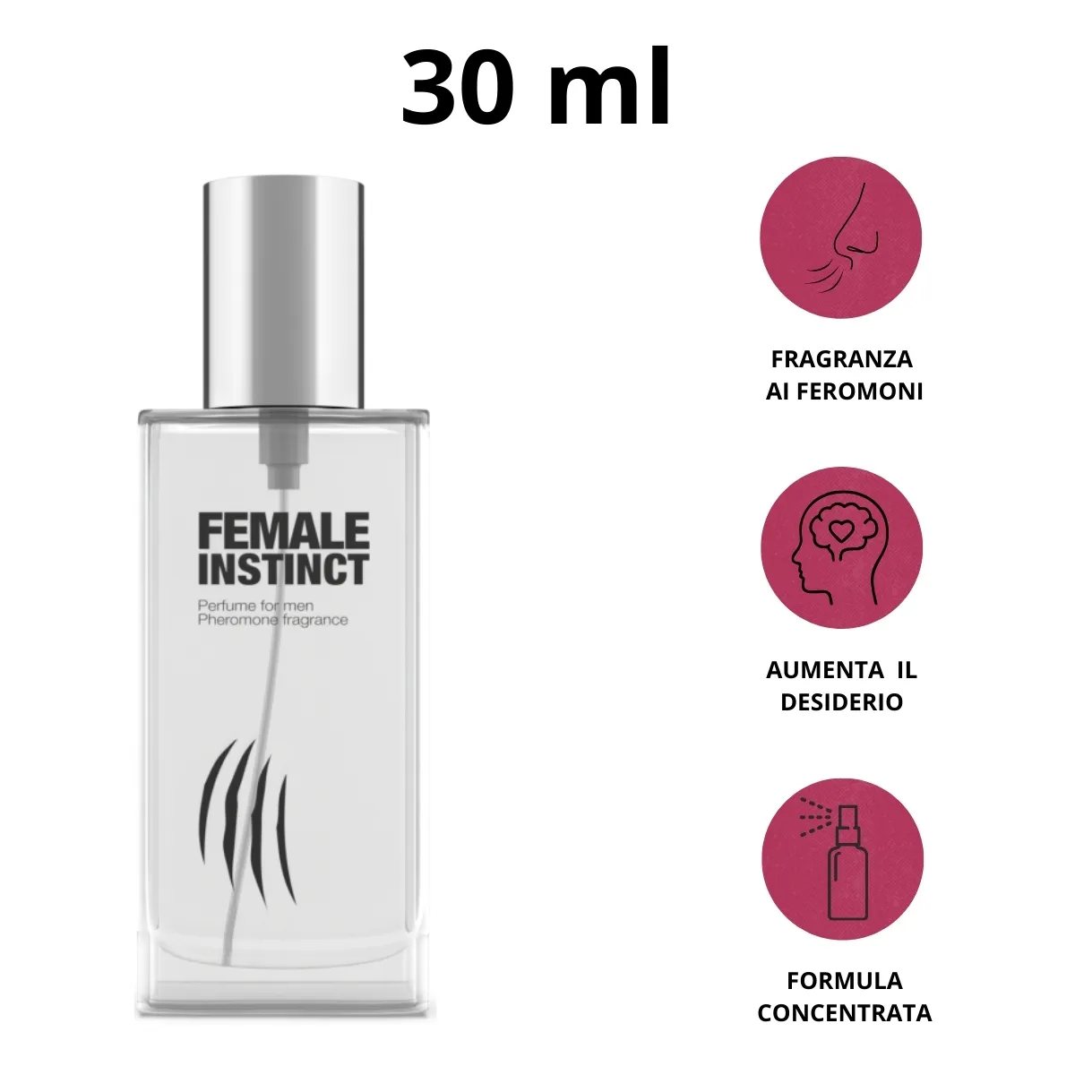 Profumo uomo ai feromoni Female Instict 30 ml