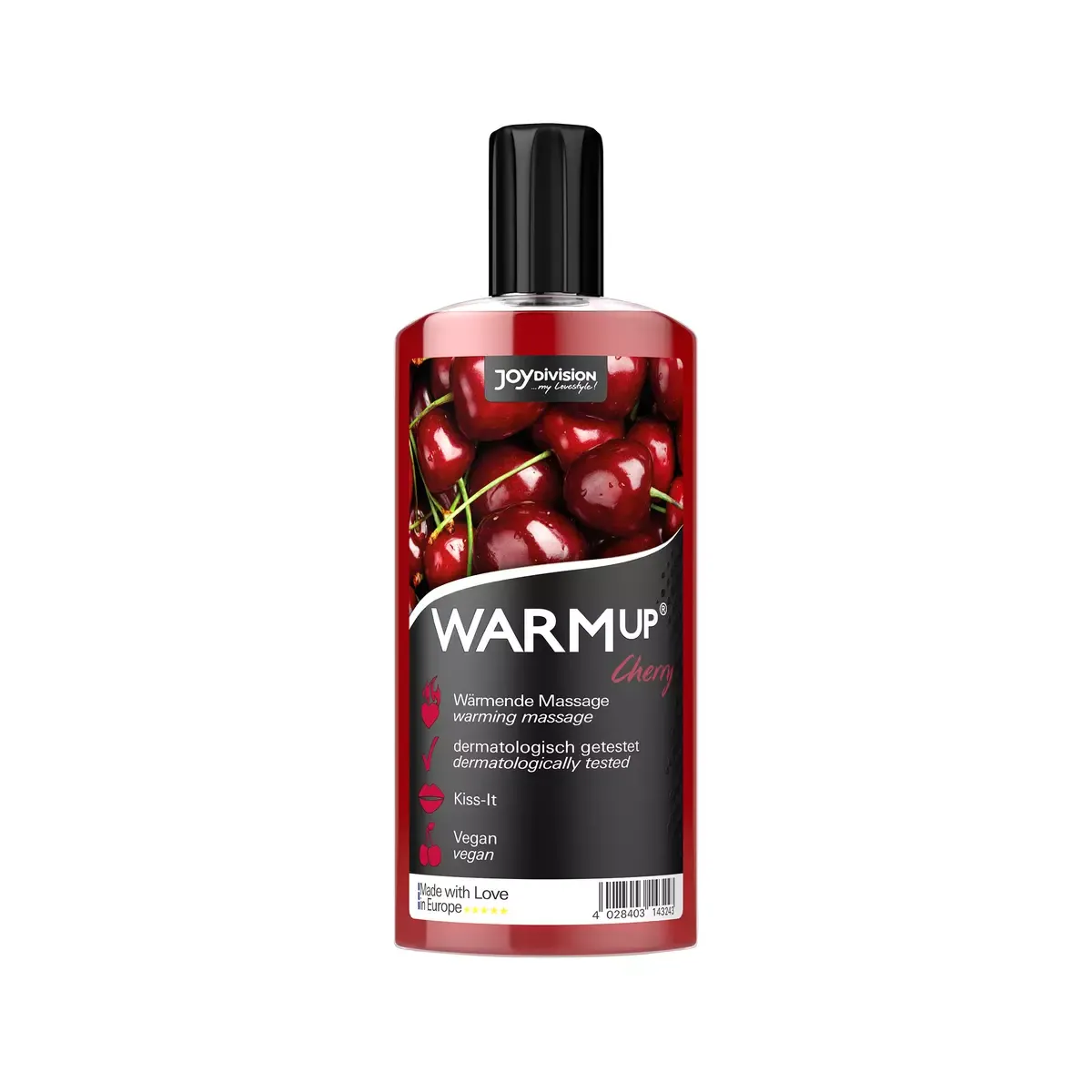 Olio massaggi Warmup alla ciliegia 150 ml