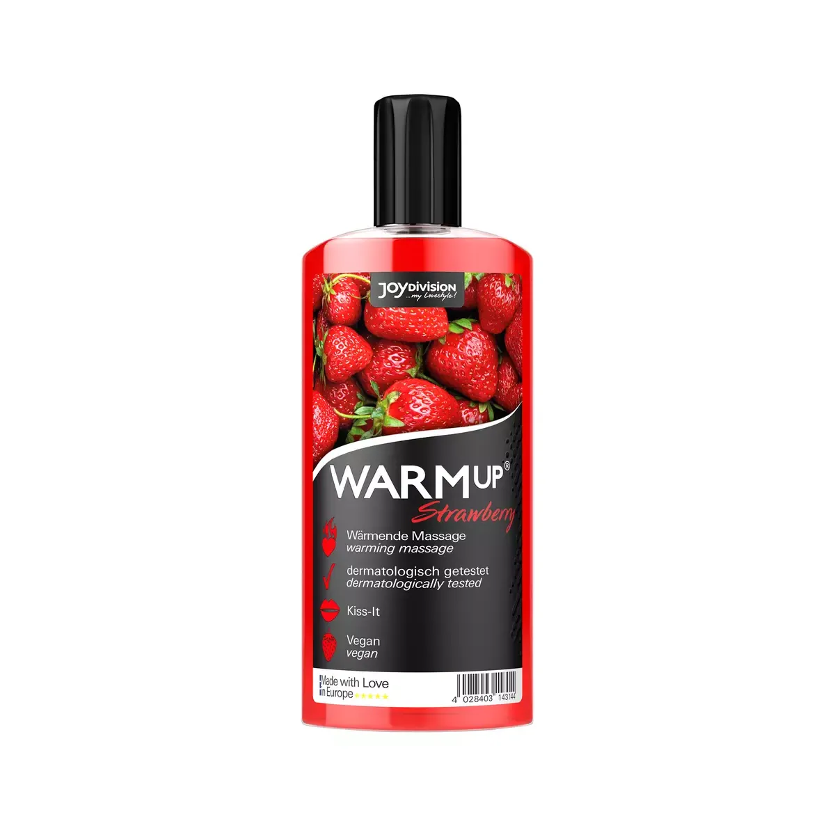 Olio massaggi Warmup alla fragola 150 ml