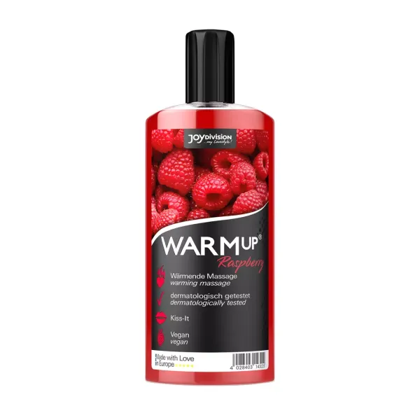 Olio massaggi Warmup al lampone 150 ml