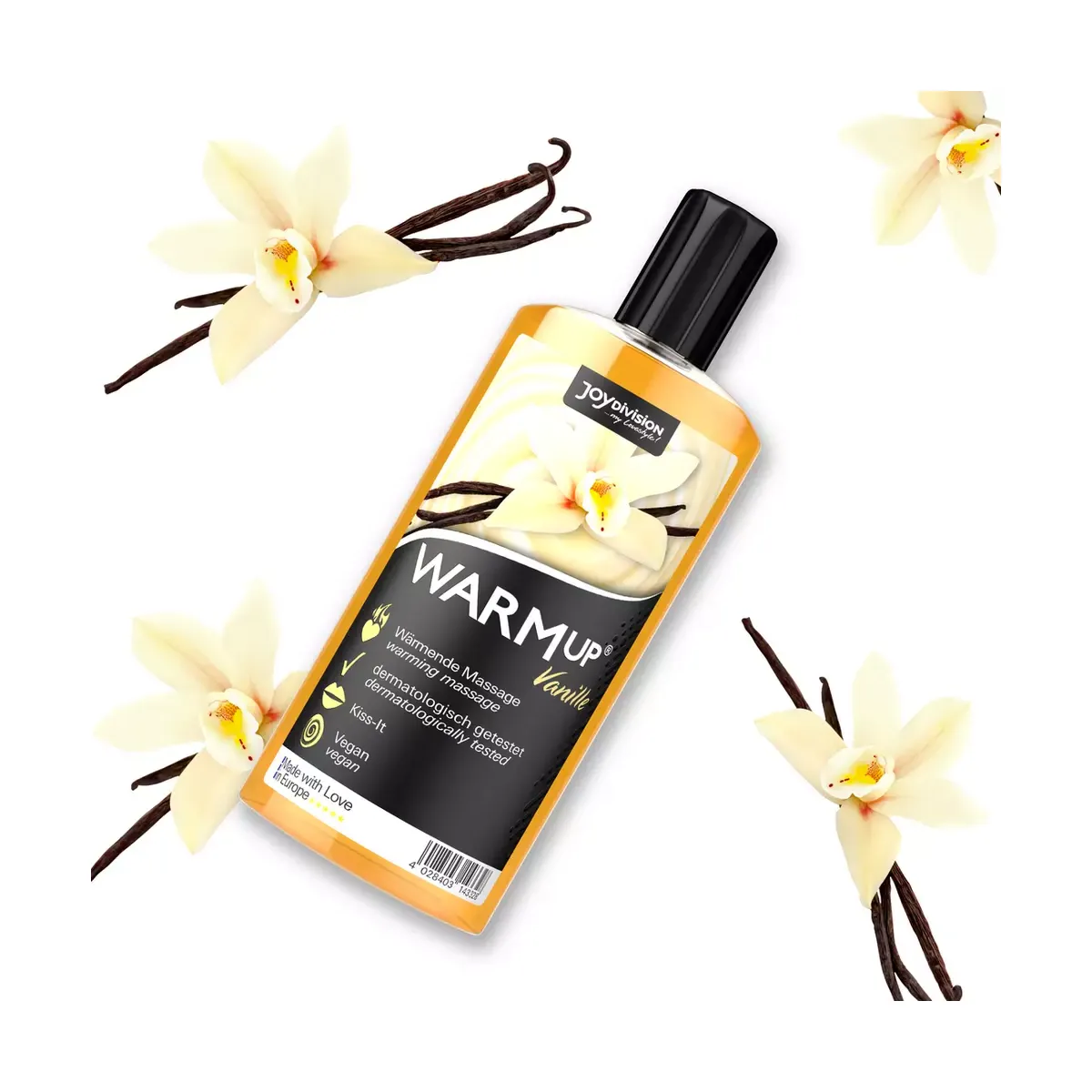 Olio massaggi Warmup alla vaniglia 150 ml