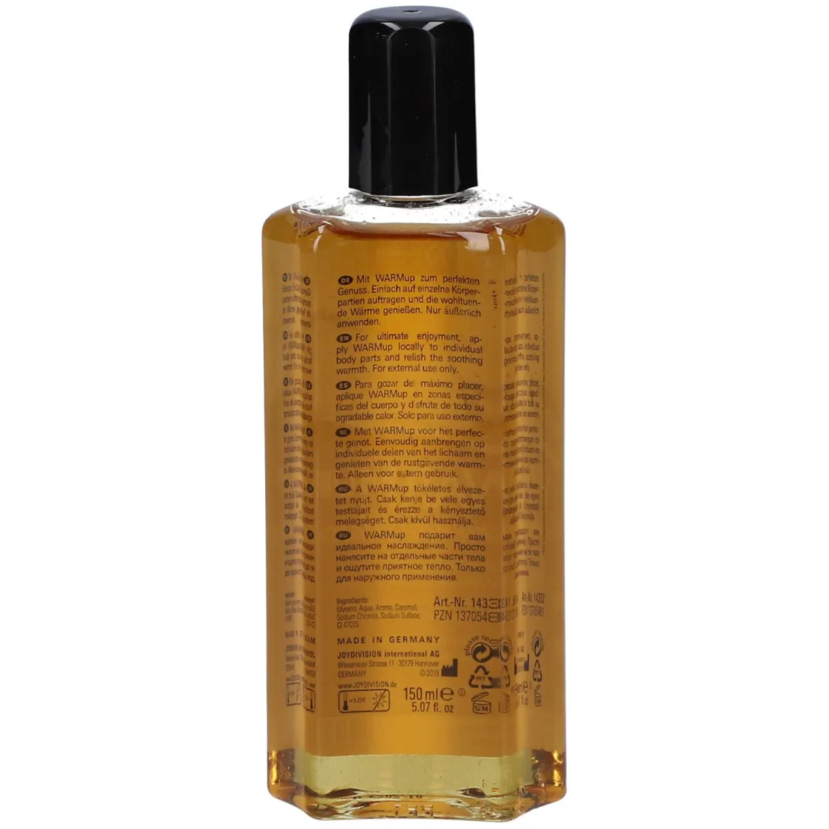 Olio massaggi Warmup alla vaniglia 150 ml