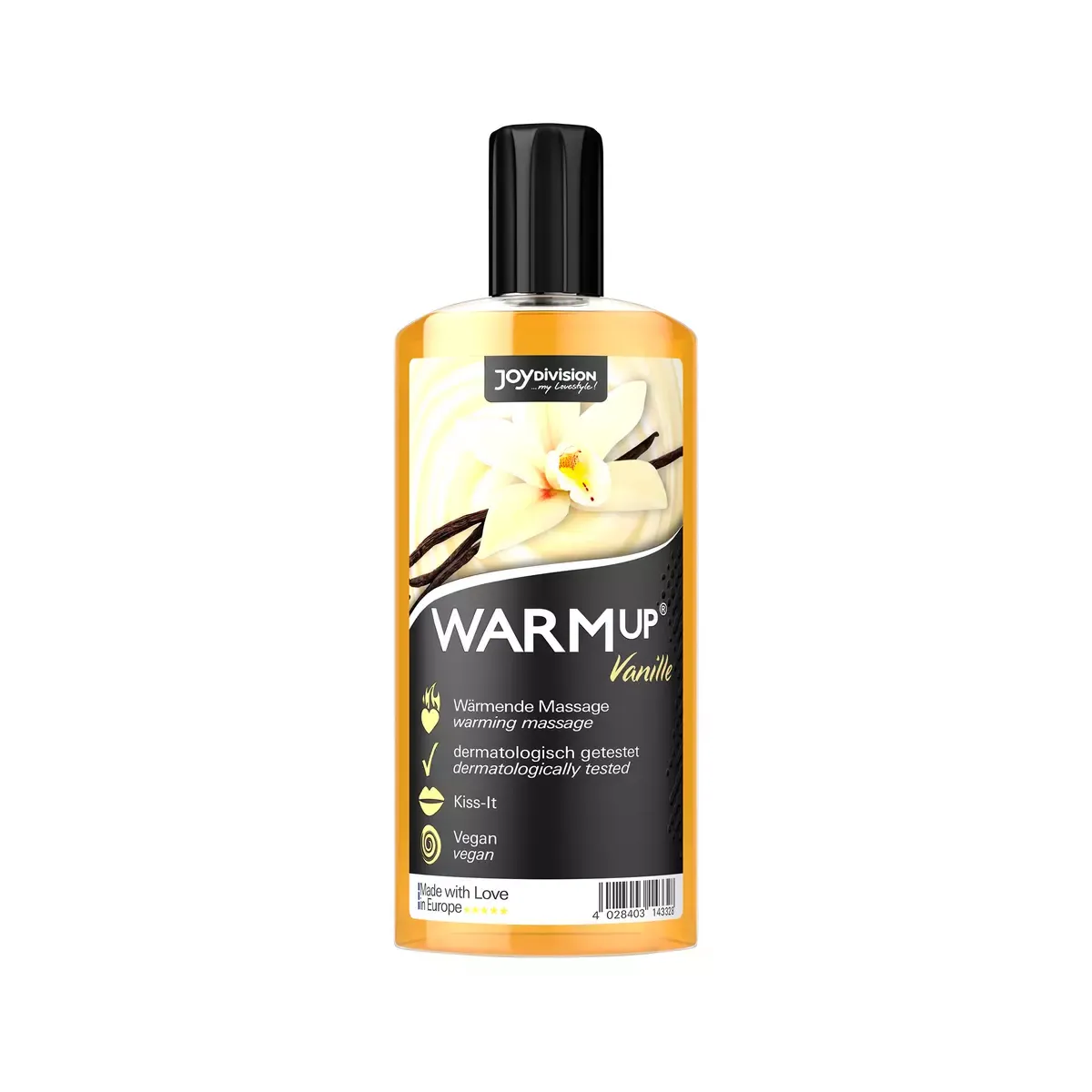 Olio massaggi Warmup alla vaniglia 150 ml