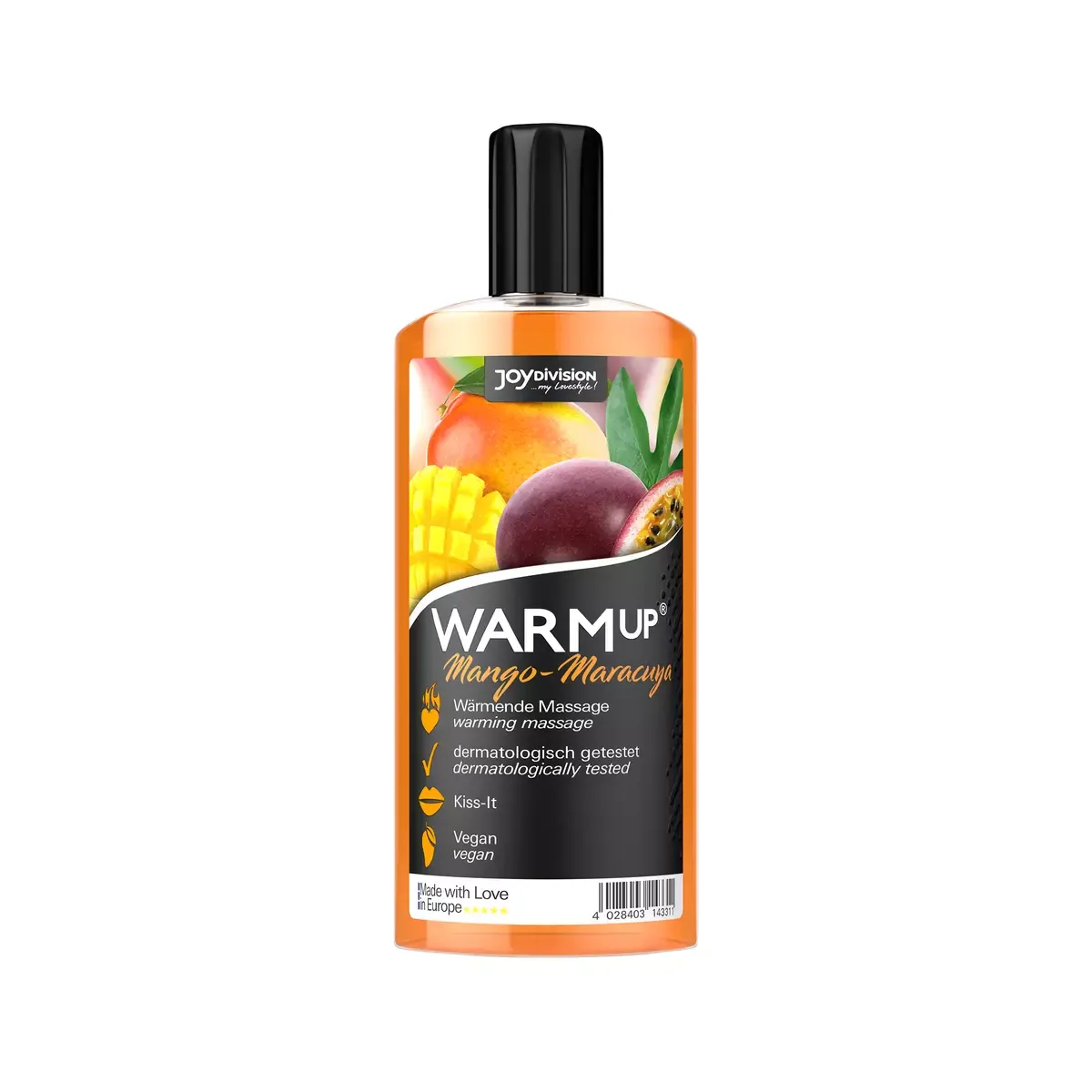 Olio massaggi Warmup Mango+Maracuya 150 ml