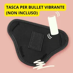 Cintura strapon regolabile con 2 anelli