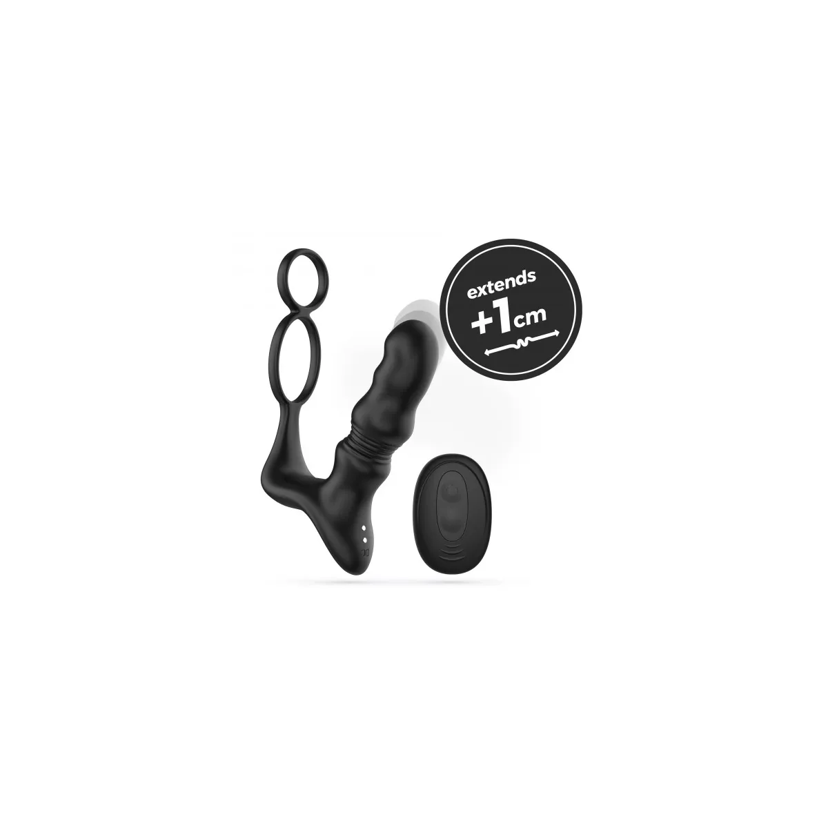 Vibratore uomo per Prostata a spinta 14,5 cm