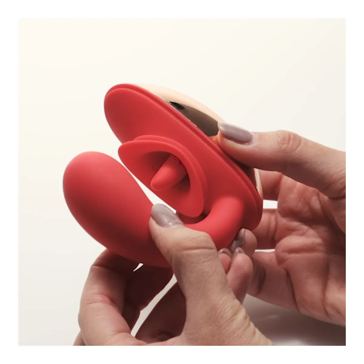 Vibratore donna lingua doppia stimolazione