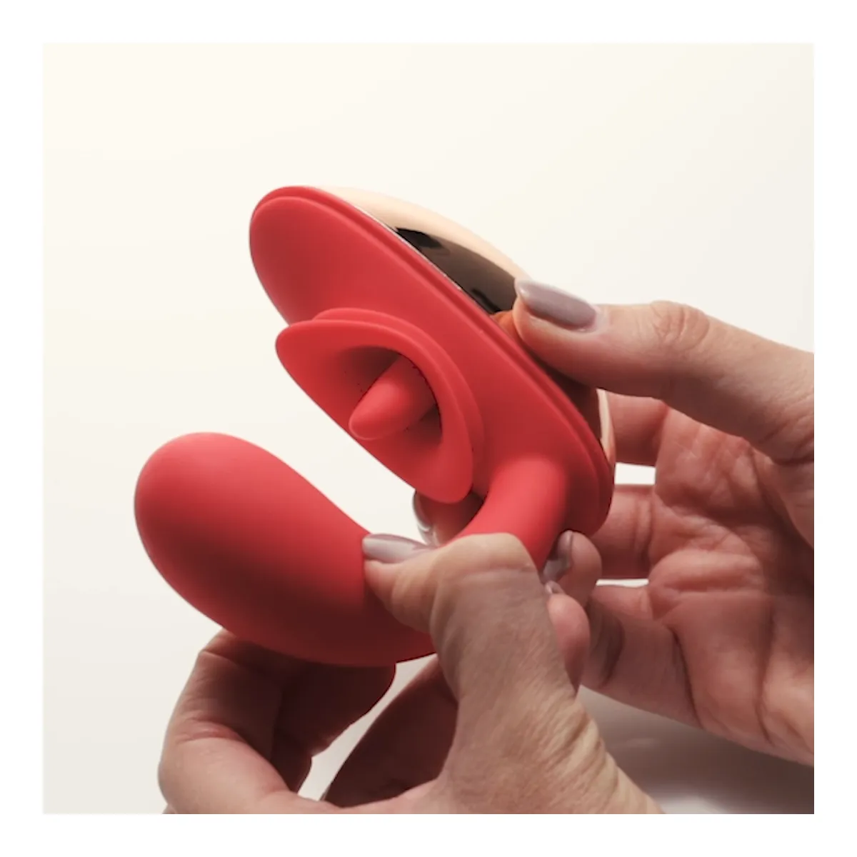 Vibratore donna lingua doppia stimolazione