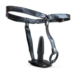 Cintura strapon con anello pene e plug anale