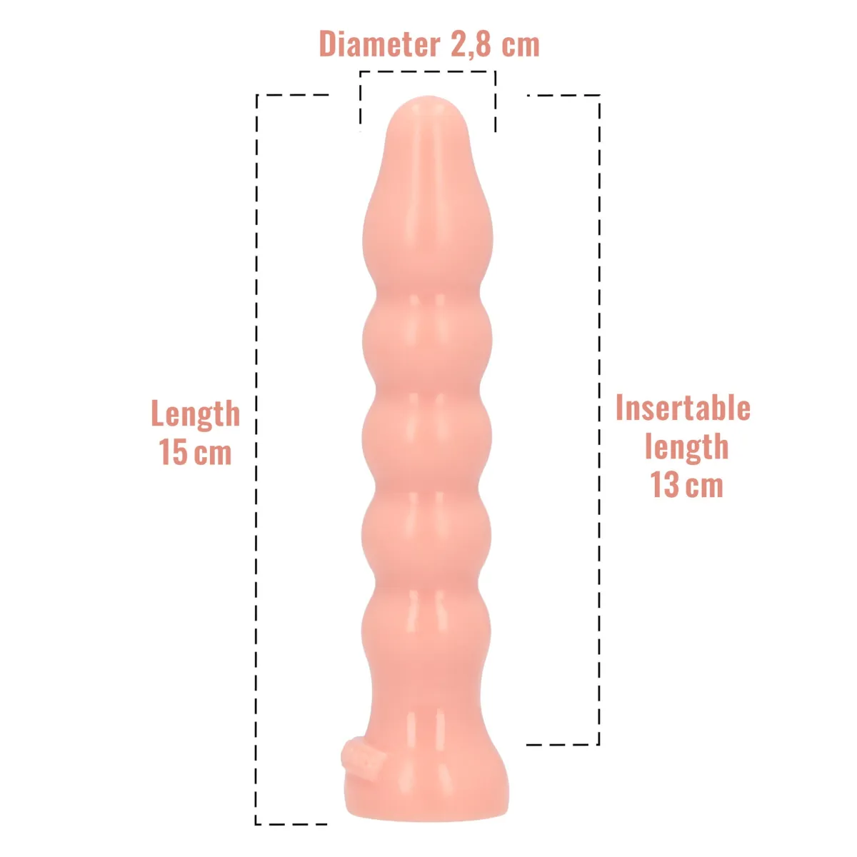 Dildo Anale graduato Felice 15 cm
