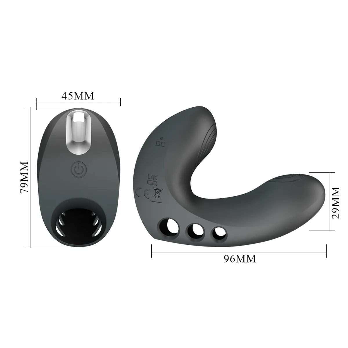 Mini Vibratore da dito honey finger 9,6 cm